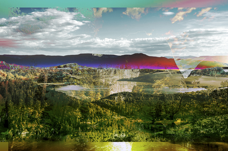 digital art contemporary landscape mountain